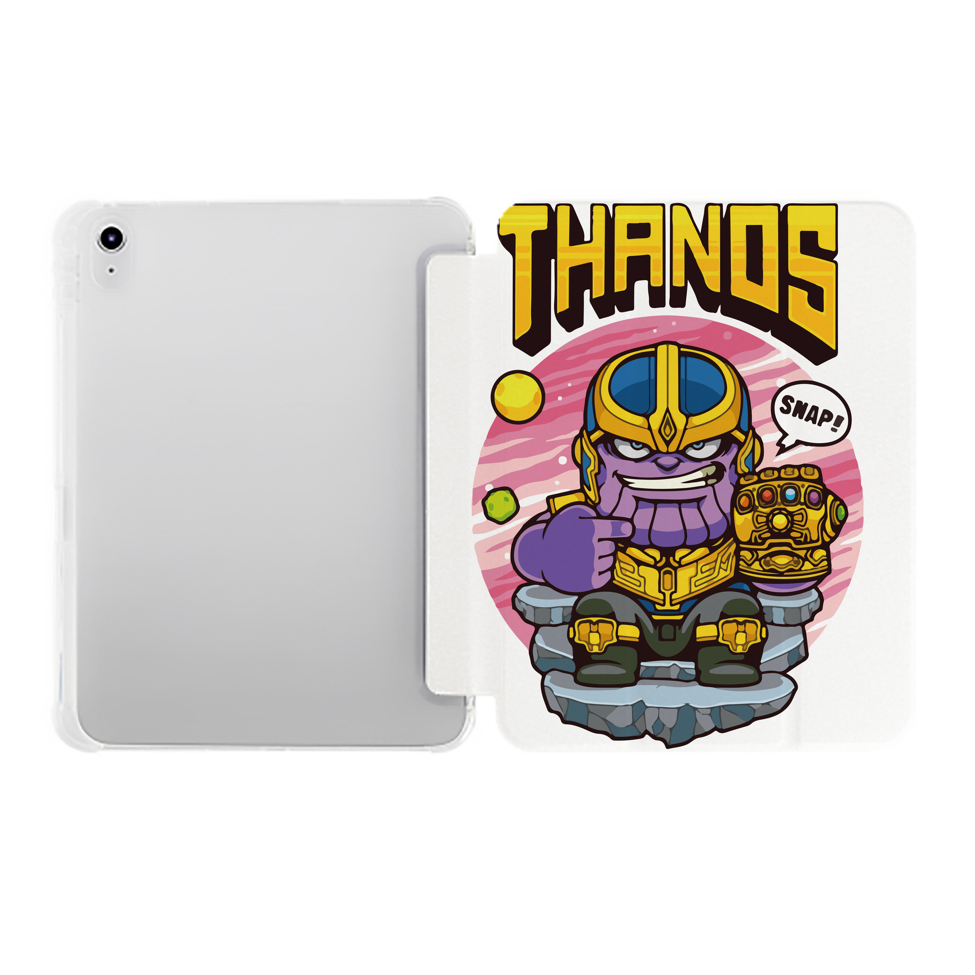 （画像用） アベンジャーズ The Avengers IPad ケース ペン収納付き 三つ折りスタンド PUレザー×シリコン 対応機種9.5/10.5/10.9インチ